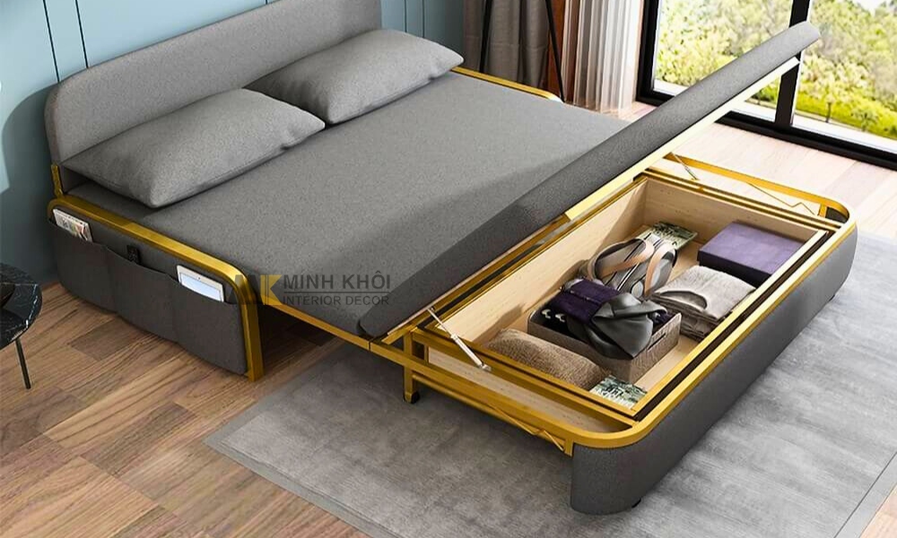 Sofa Giường Gỗ Thông Minh Đa Năng