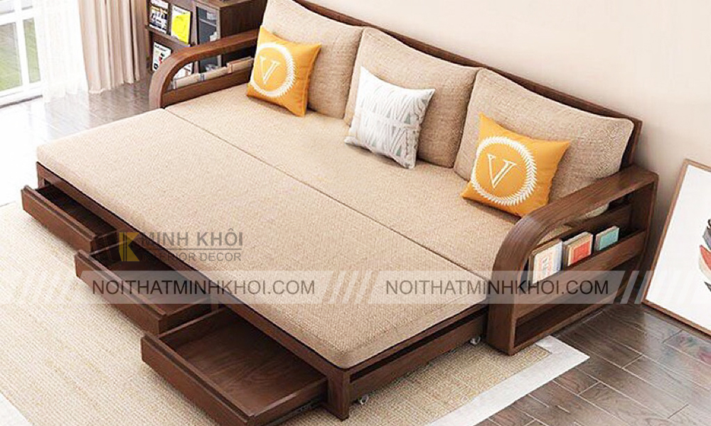 Bộ Sofa Giường Gỗ Thông Minh Đa Năng