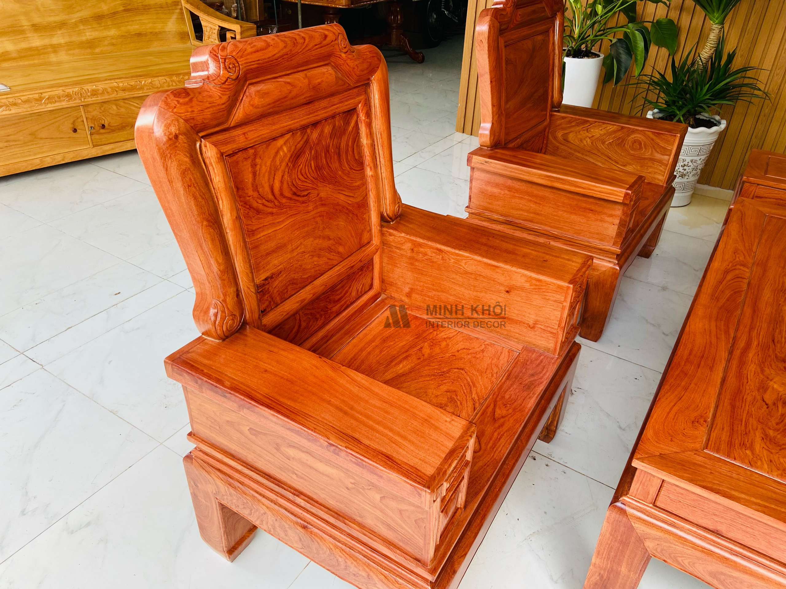 Salon Gỗ Hương Đá Vai Bò - SL3016