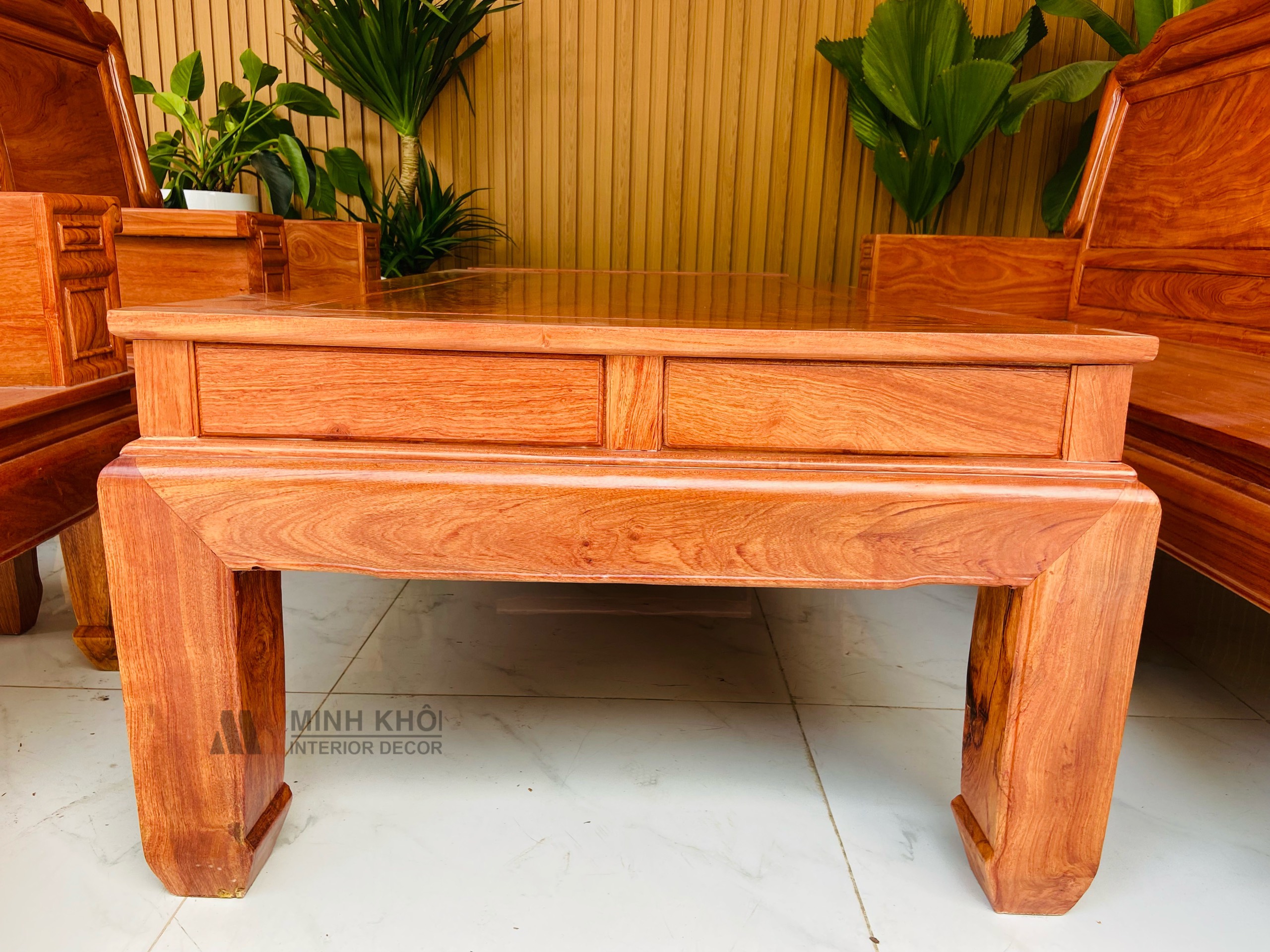 Salon Gỗ Hương Đá Vai Bò - SL3016