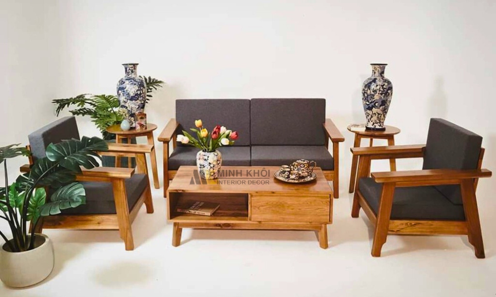 Sofa Gỗ Kiểu Nhật Đẹp