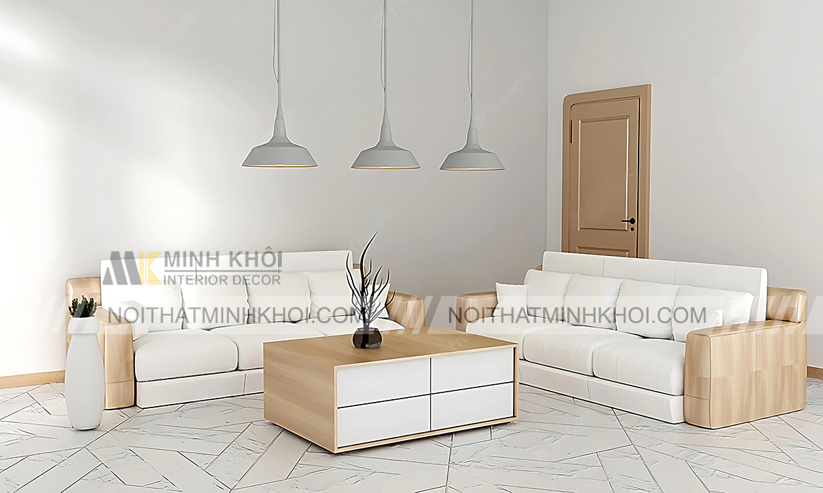 Mẫu bàn ghế sofa gỗ kiểu Nhật đẹp hiện đại?