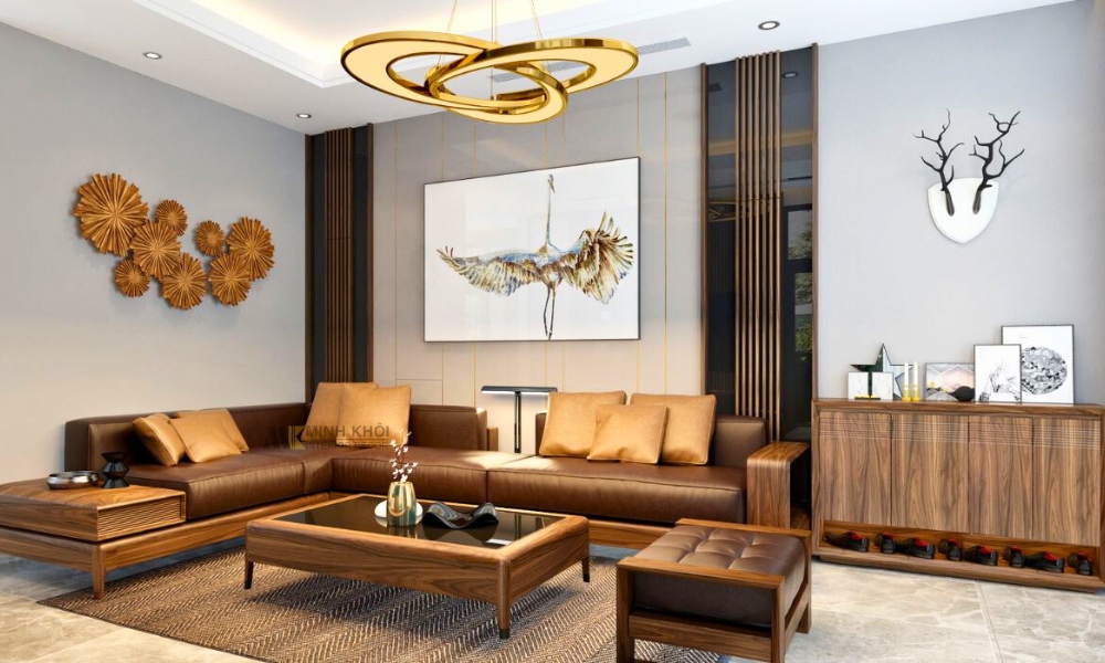Sofa Gỗ Óc Chó Hiện Đại HOT