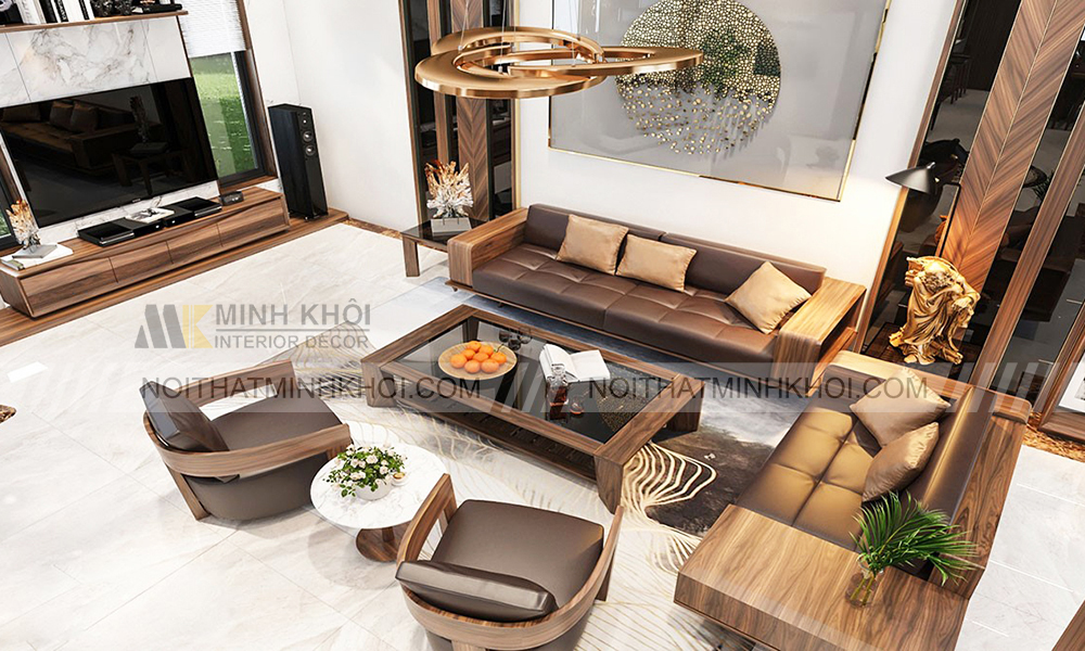 Sofa Gỗ Óc Chó vẻ đẹp sang trọng và đẳng cấp