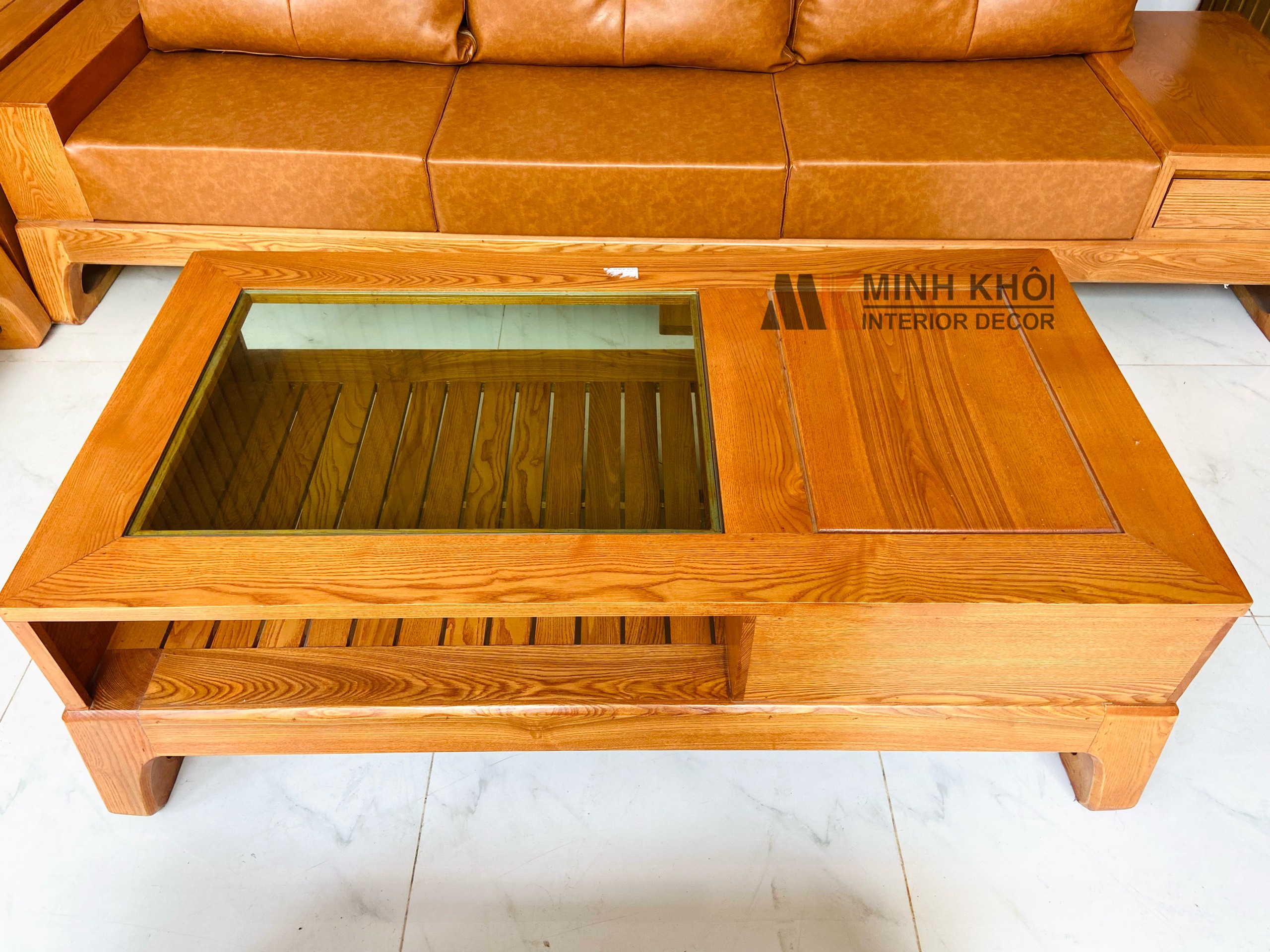 Sofa gỗ sồi tự nhiên - SF2013