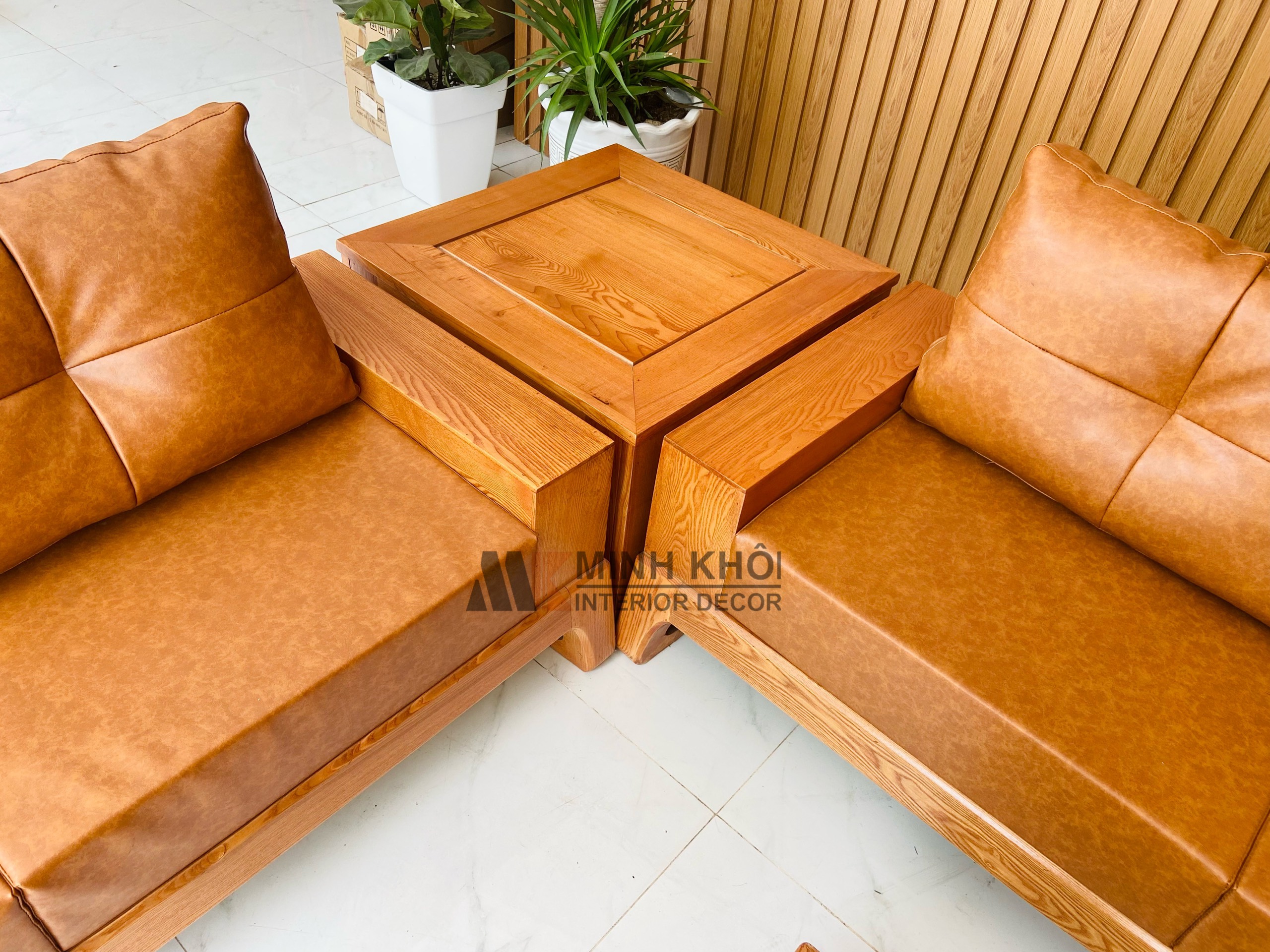 Sofa gỗ sồi tự nhiên - SF2013
