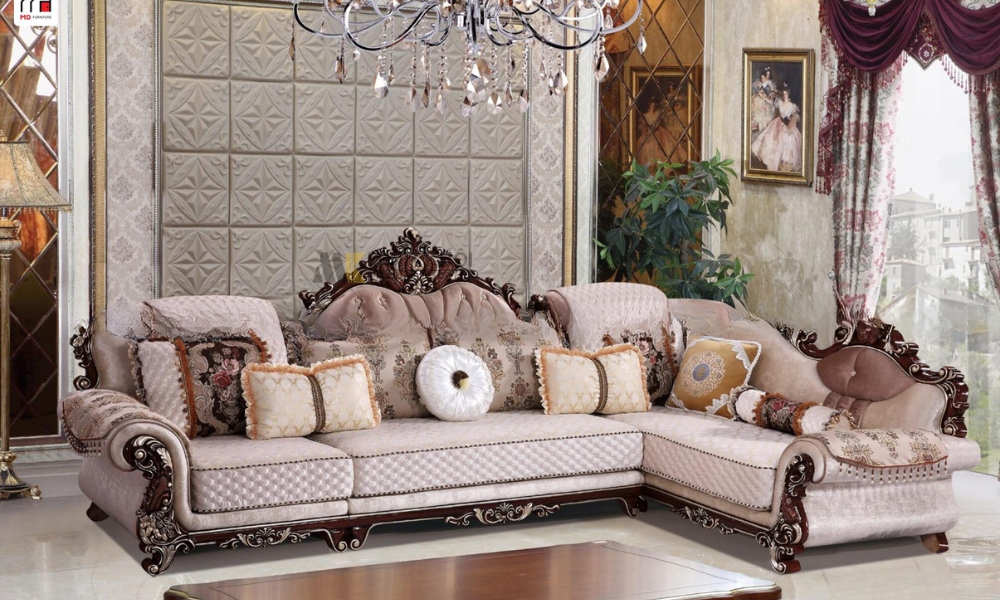 Sofa Gỗ Tân Cổ Điển Đẹp HOT Hiện Nay