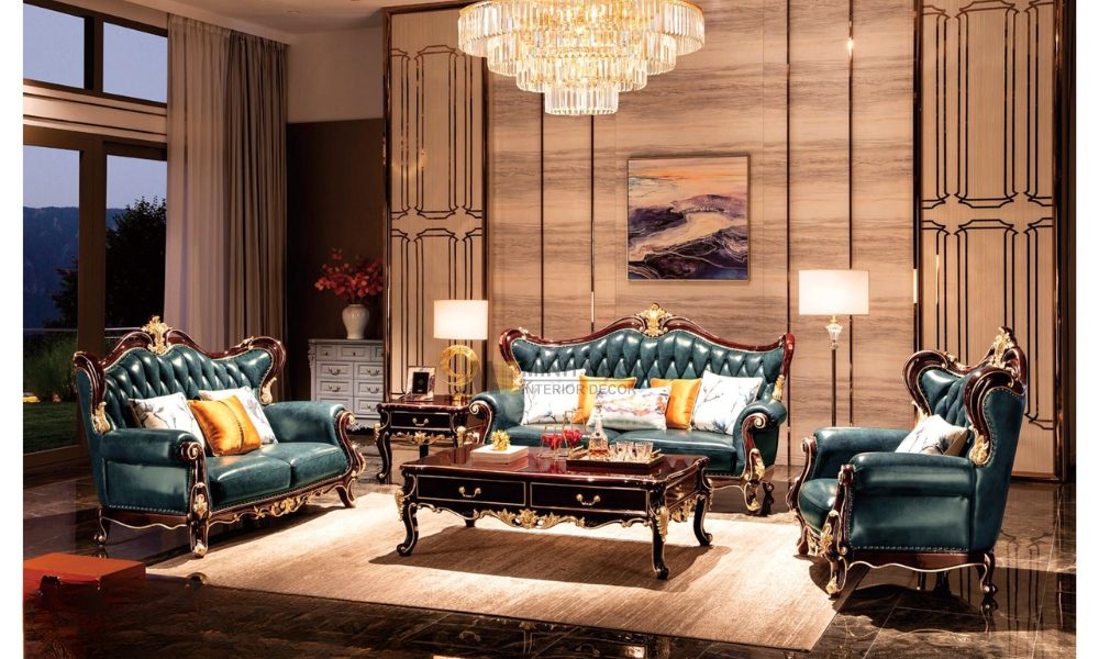 Sofa Gỗ Tân Cổ Điển Đẹp HOT Hiện Nay