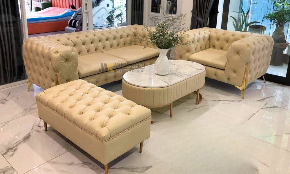 Sofa Gỗ Tân Cổ Điển Đẹp HOT Hiện Nay
