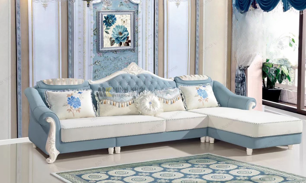 Sofa Gỗ Tân Cổ Điển Đẹp HOT Hiện Nay