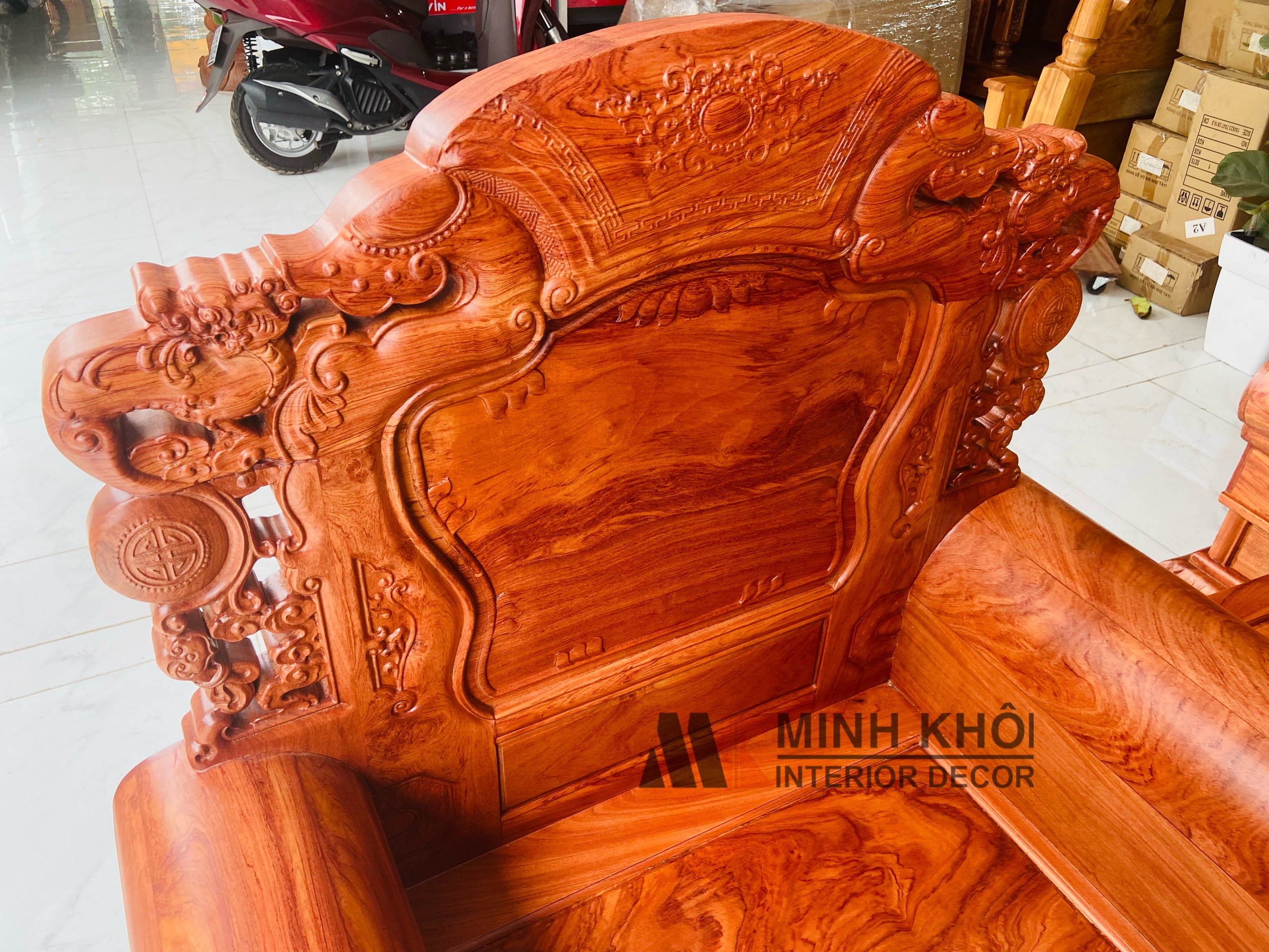 Sofa Khổng Tử Hương Đá - SF2014