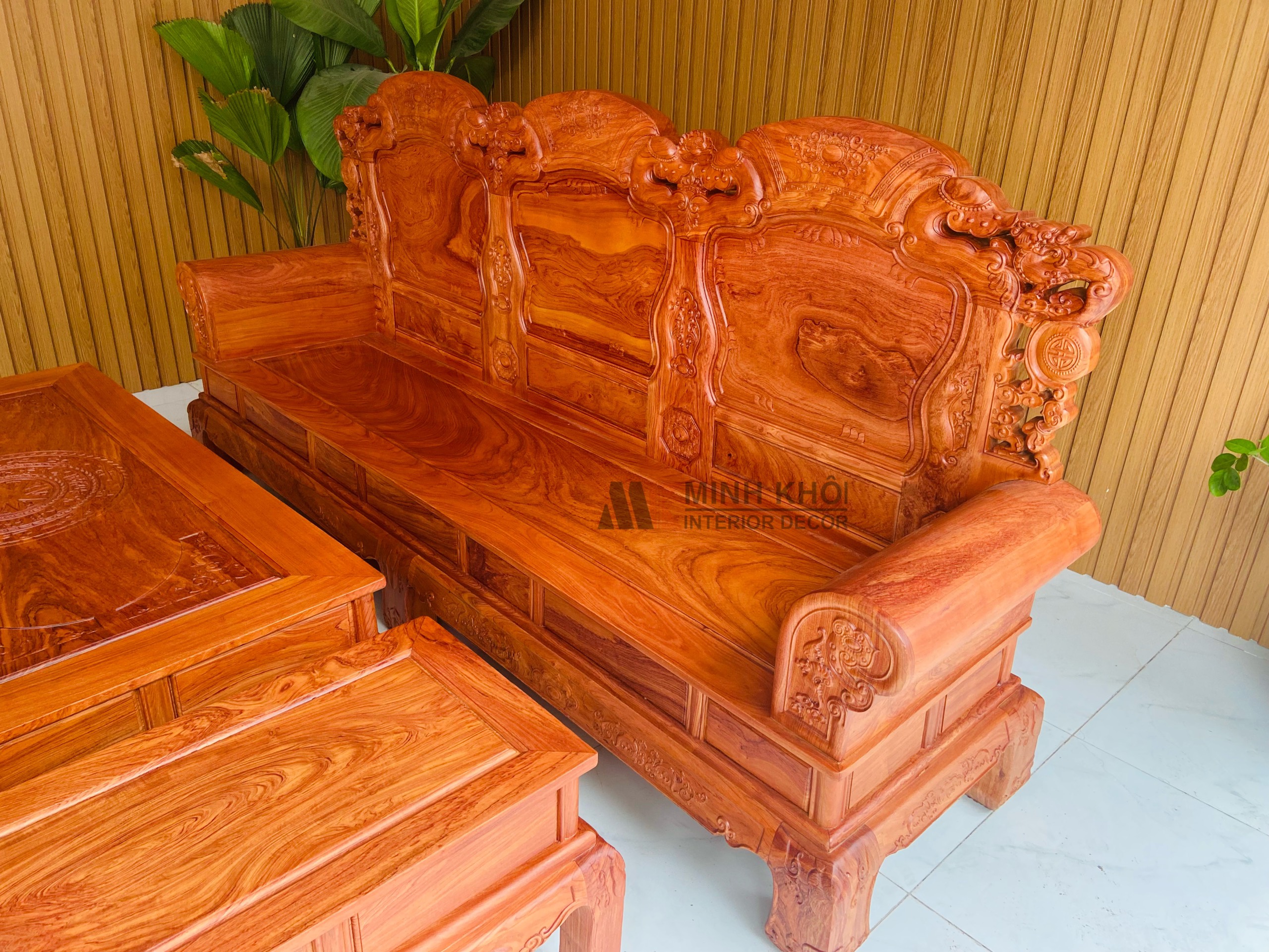 Sofa Khổng Tử Hương Đá - SF2014