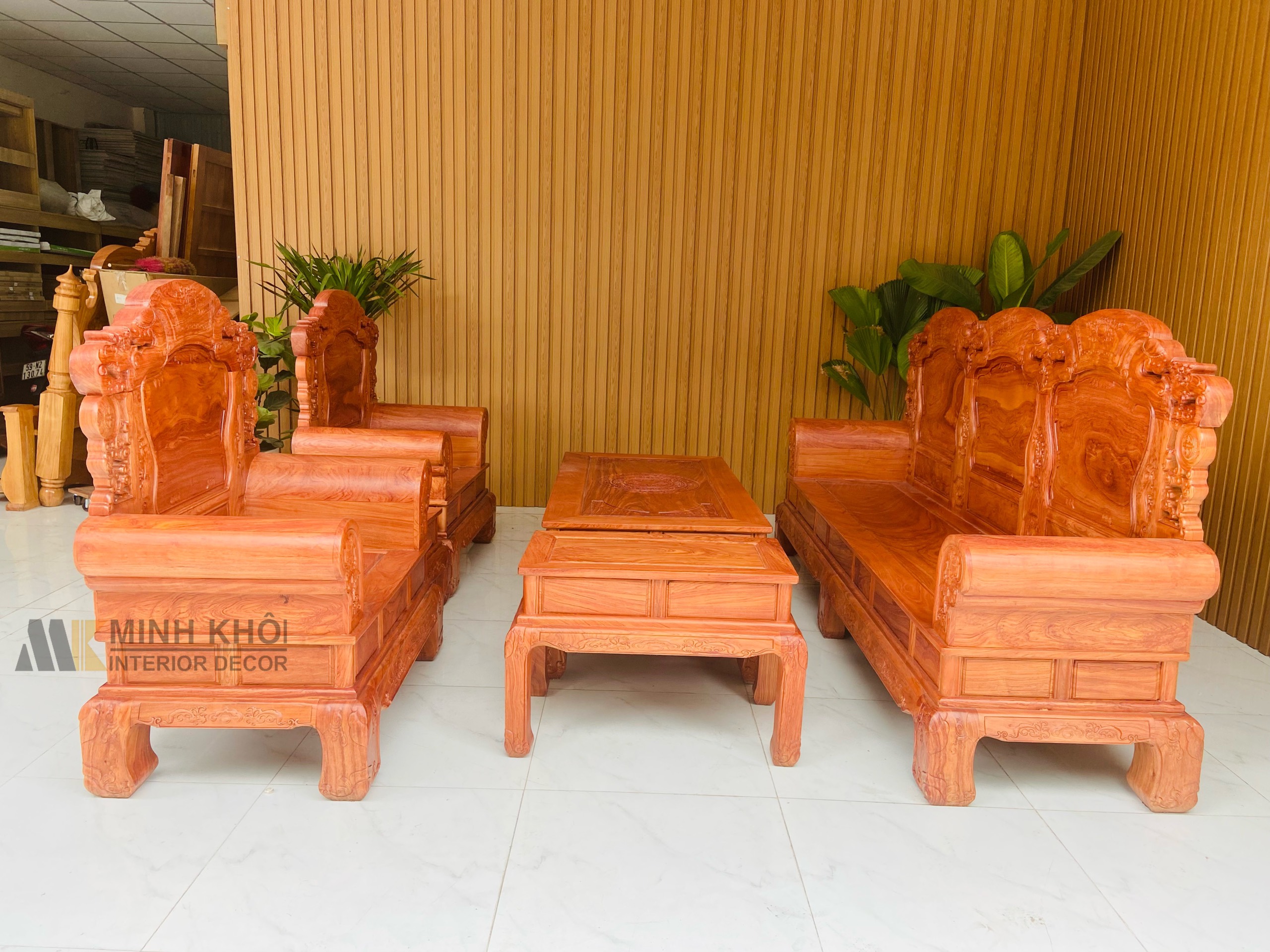 Sofa Khổng Tử Hương Đá - SF2014