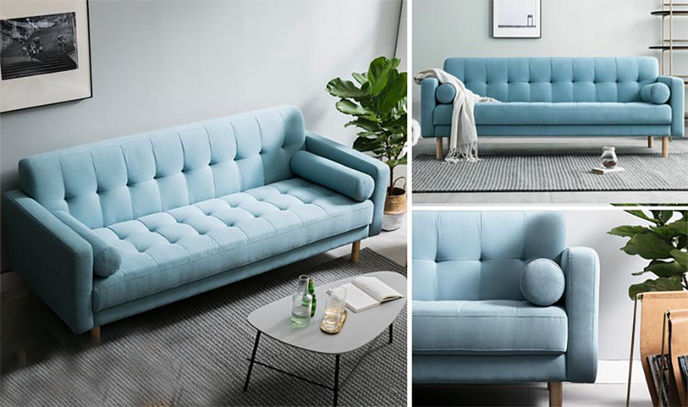 Sofa nỉ nhỏ đẹp cho phòng khách