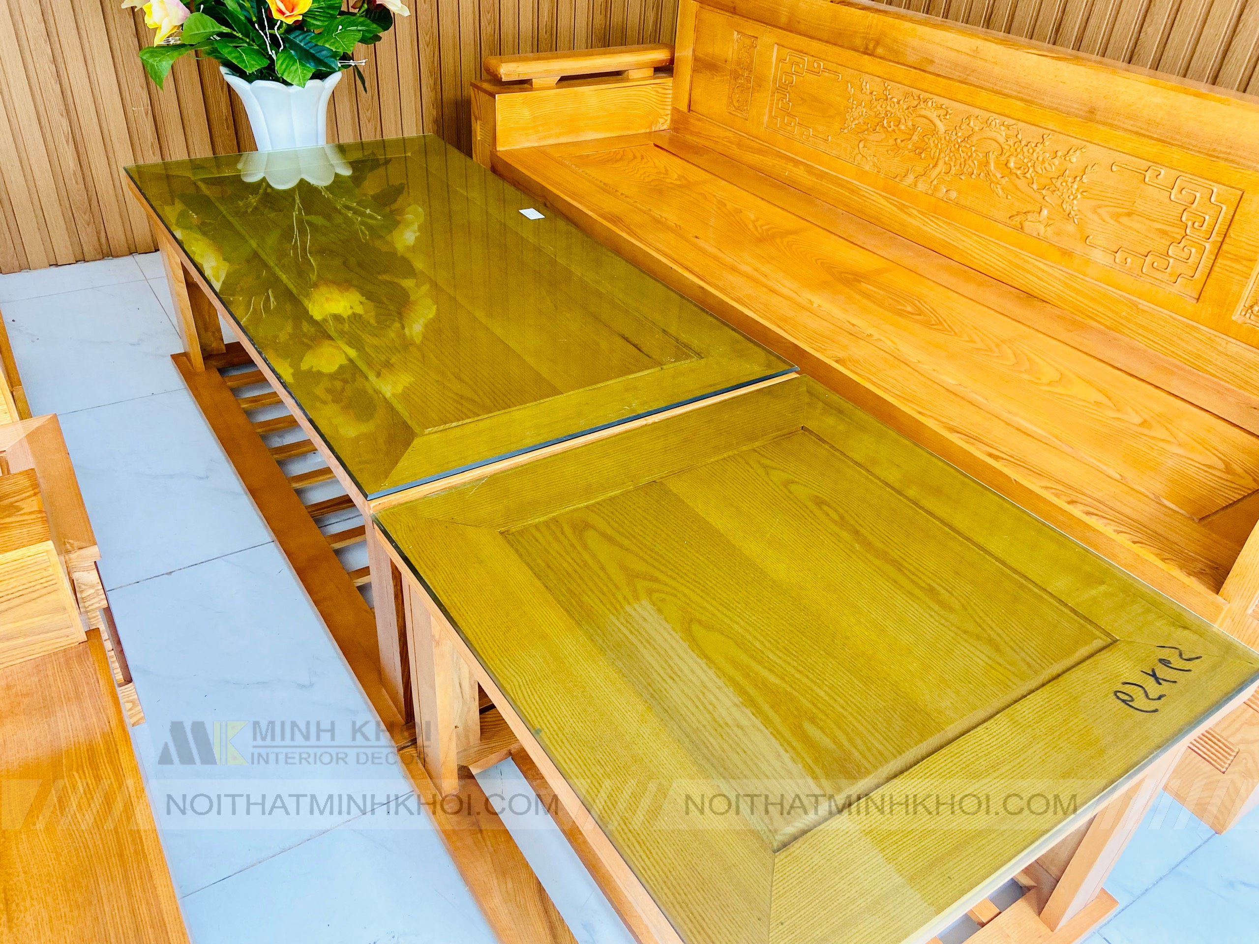 Sofa Sồi Nga Đối 7 Món - SF224G