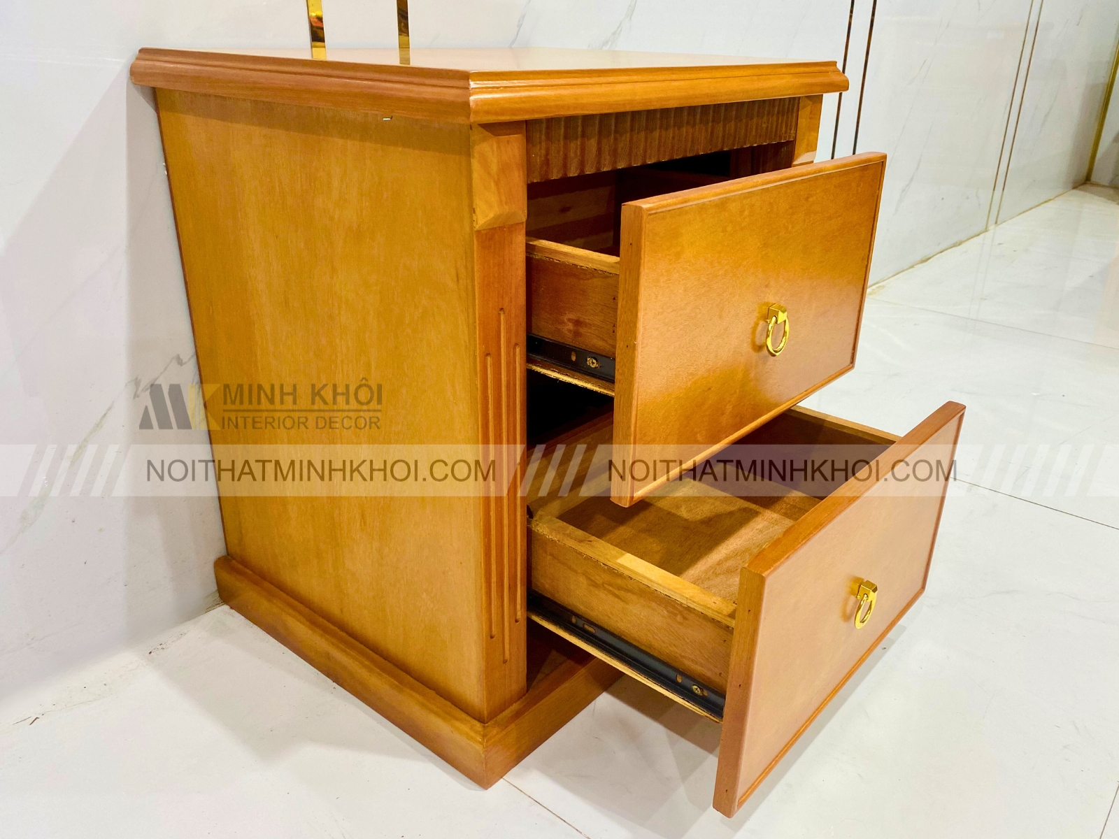 Tab Đầu Giường Gỗ Đinh Hương Đẹp - TDG226