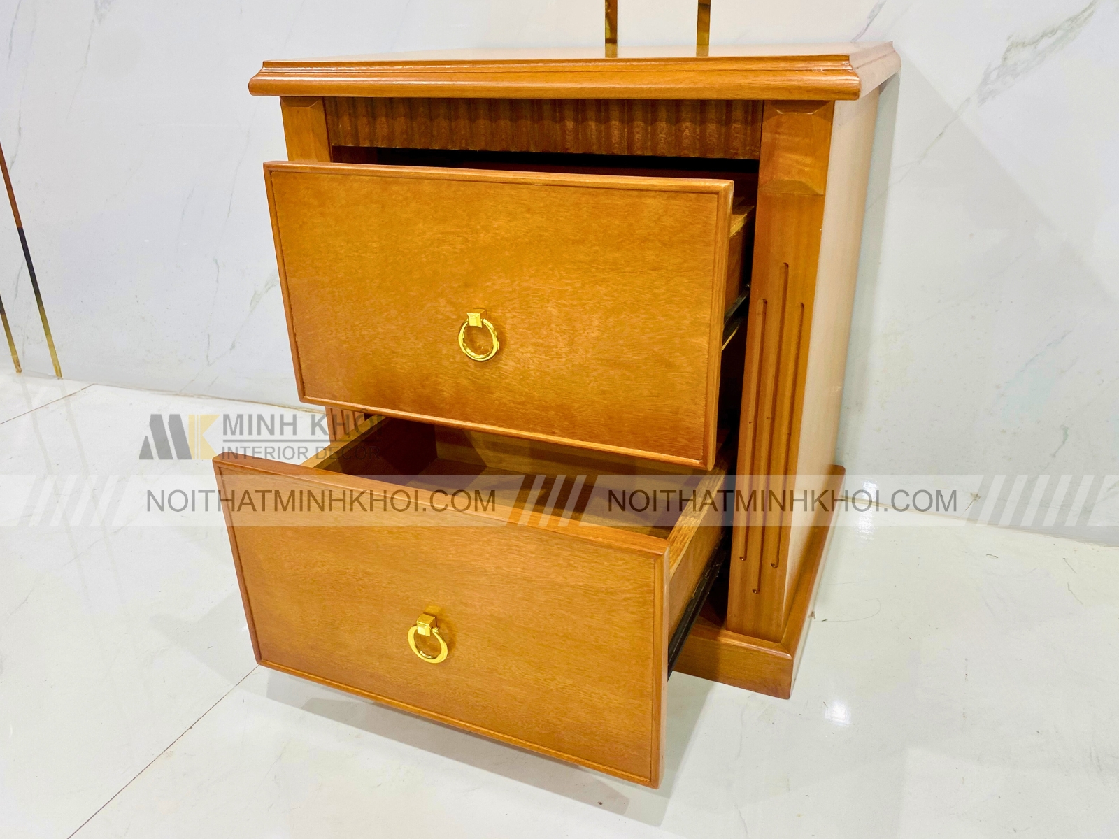 Tab Đầu Giường Gỗ Đinh Hương Đẹp - TDG226