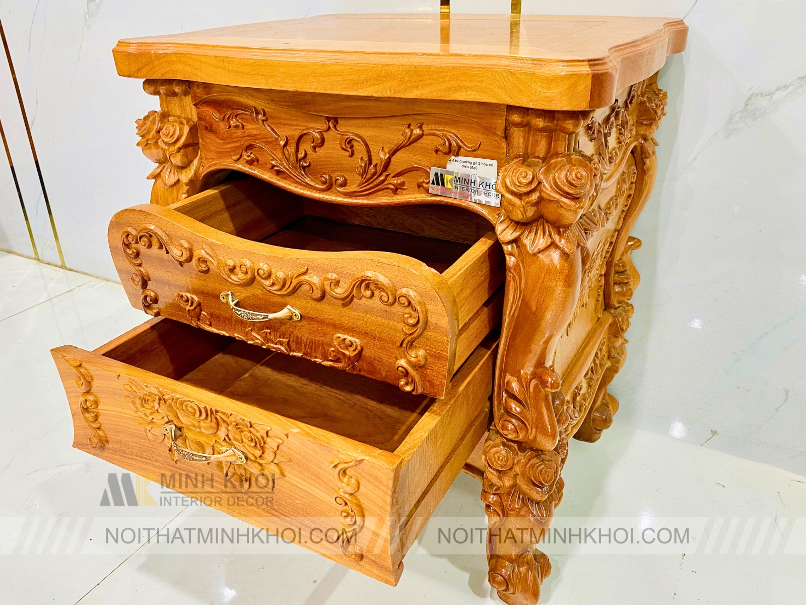 Tab Đầu Giường Tân Cổ Điển Cao Cấp - TDG231