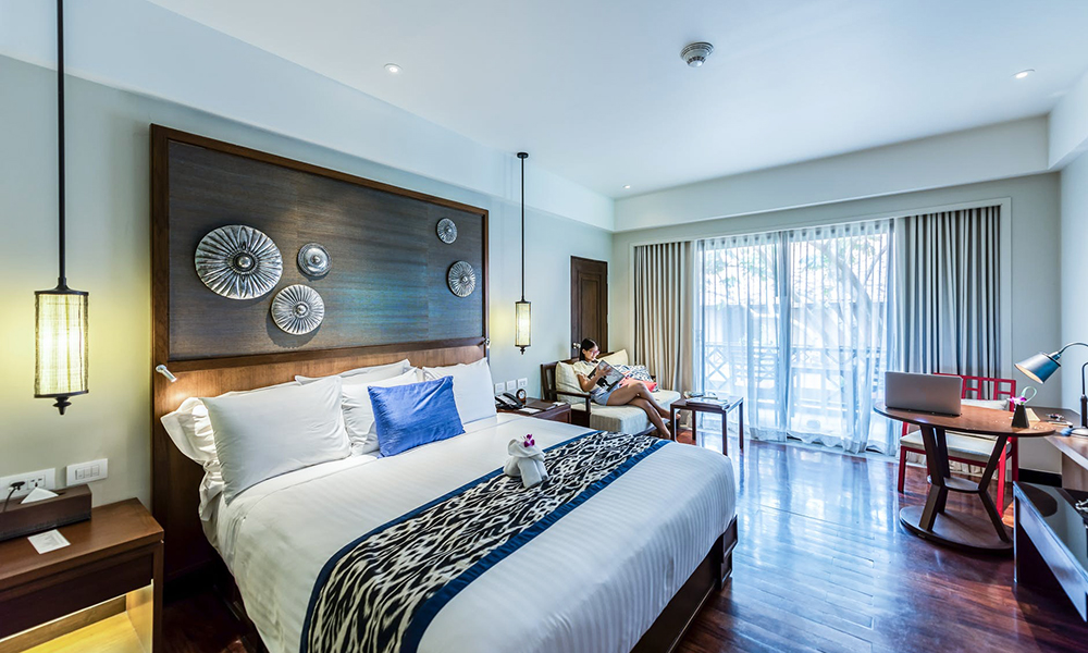 Tấm trang trí giường khách sạn