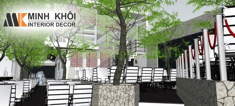 thiết kế nội thất quán cafe đẹp giá rẻ