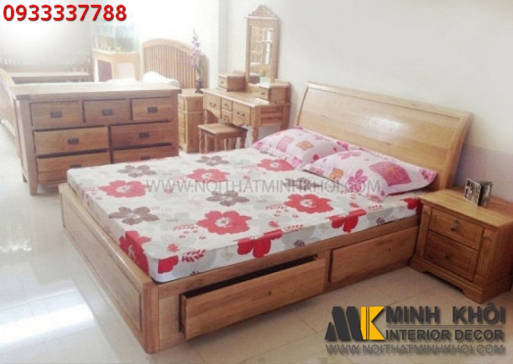 giường ngủ có hộc kéo
