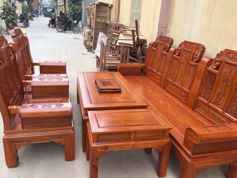 Bộ bàn ghế thiết kế theo phòng cách tần thủy hoàng