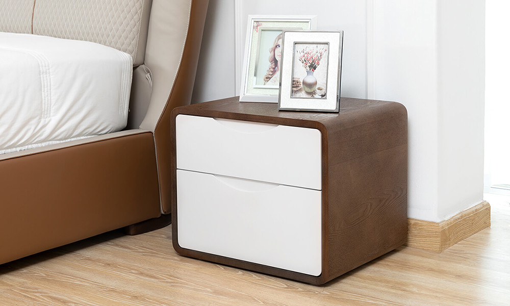 Trang trí giường ngủ với tủ đầu giường