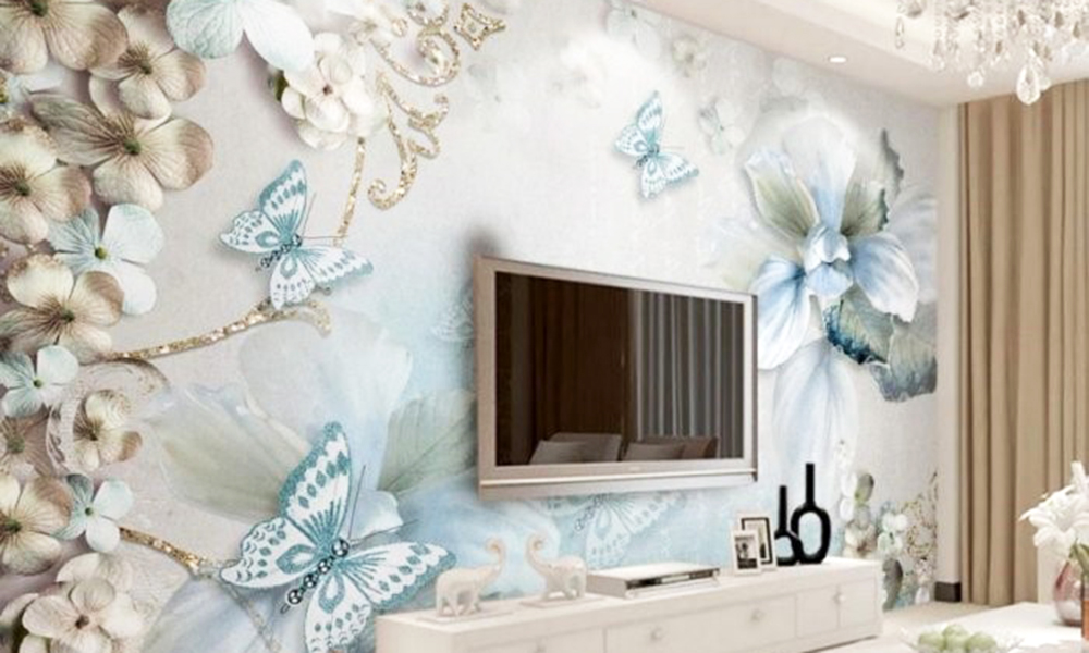 Trang trí vách tường bằng giấy dán Hàn quốc