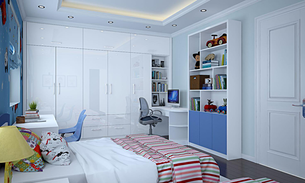 Tránh đặt tủ quần áo cuối giường