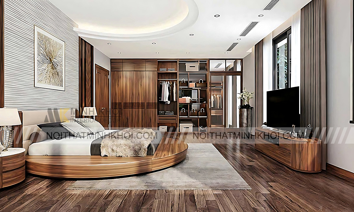 Tủ áo giúp tăng giá trị, tạo điểm nhấn thẩm mỹ cho không gian