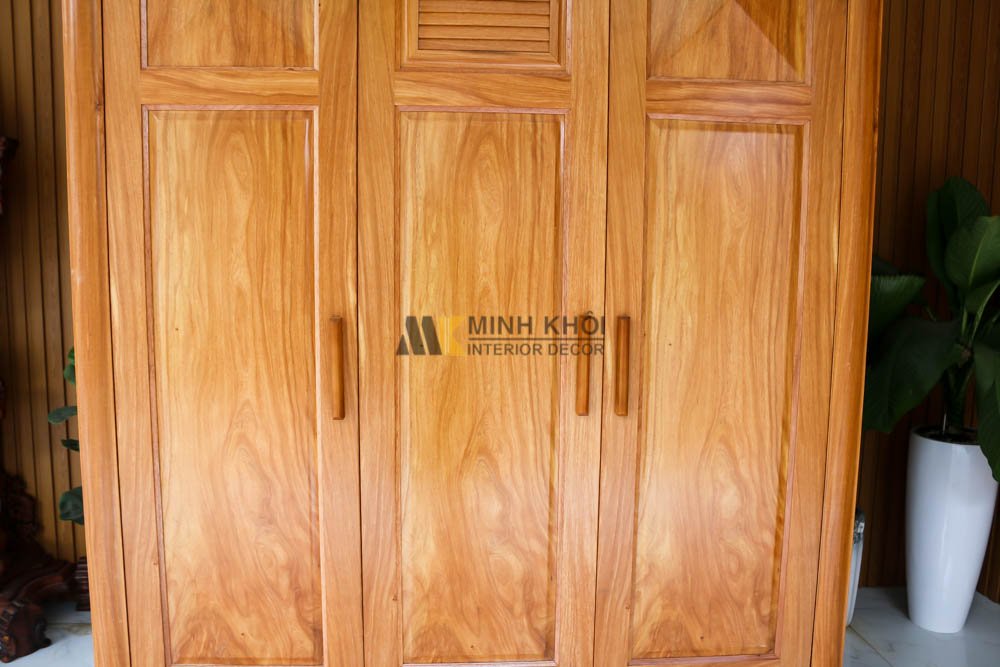 Tủ Áo gỗ Đinh Hương 3 cánh - TA208
