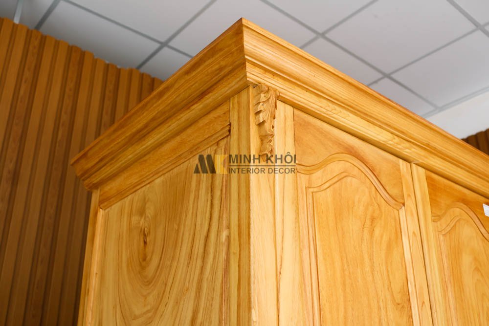 Tủ Áo Quần Gõ Đỏ 4 Cánh - TA970