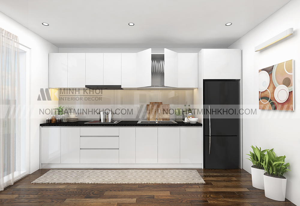Nội thất Minh Khôi đơn vị thiết kế, thi công tủ bếp uy tín, chất lượng