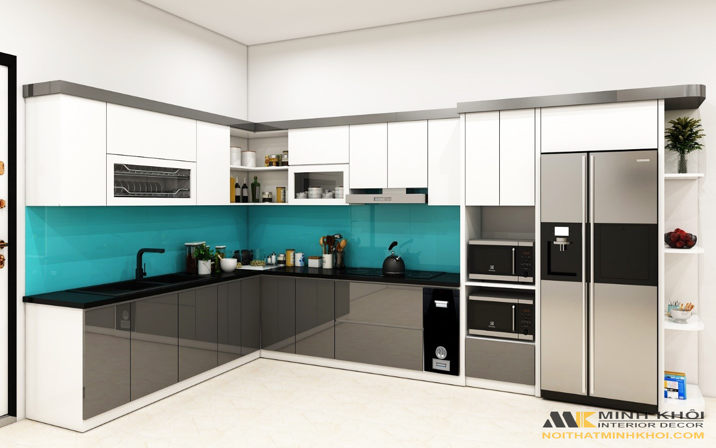 Tủ Kệ Bếp giúp tăng thẩm mỹ cho phòng bếp