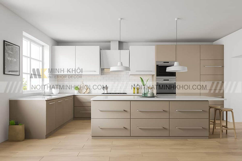 Kiểu tủ bếp hình chữ G