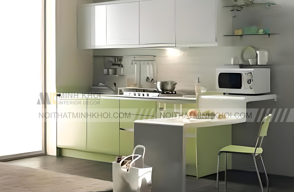 tủ bếp mini cho căn bếp nhỏ