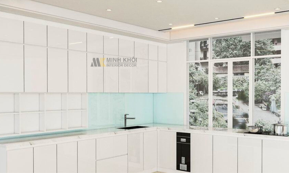 tủ bếp nhựa PVC