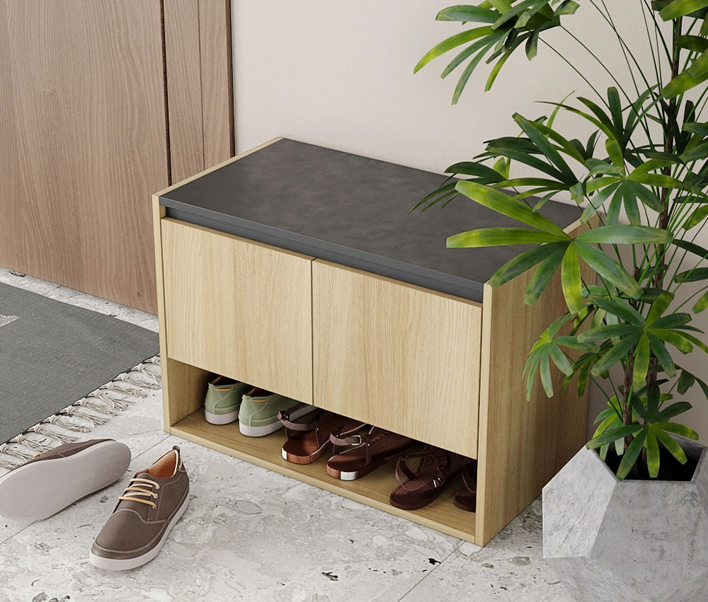 10 + Mẫu Tủ Giày Gỗ Sồi Đẹp, Chất Lượng Tốt Nhất