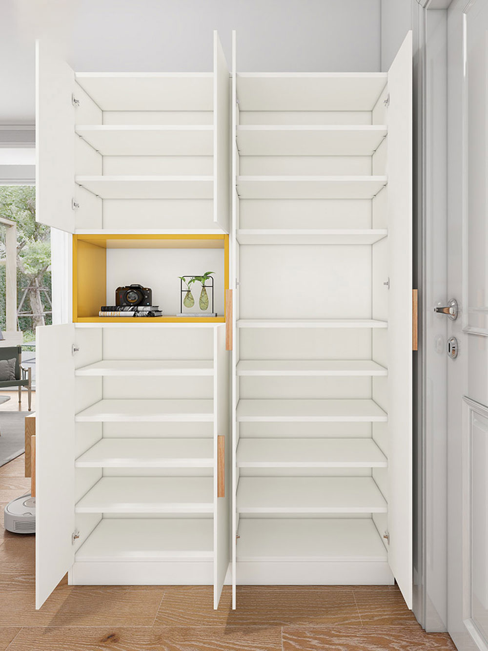 10+ Mẫu Tủ Giày Màu Trắng Đẹp Với Thiết Kế Kiểu Dáng Đa Dạng