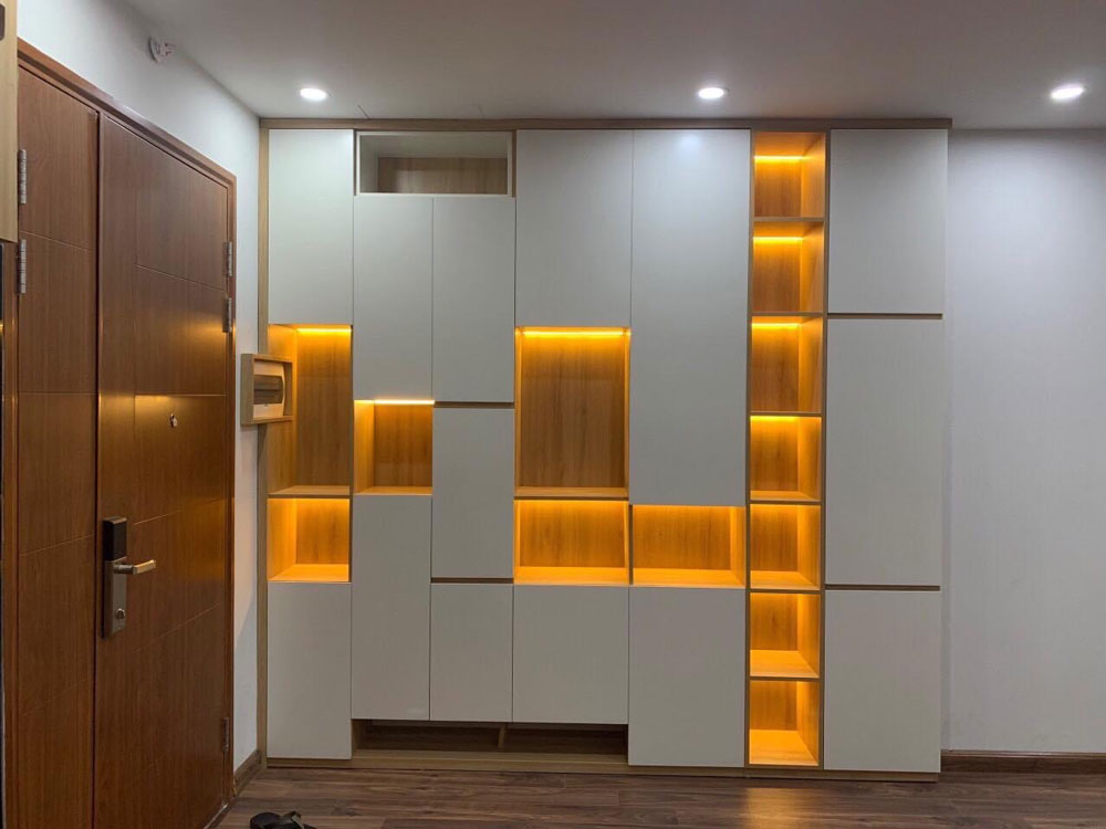 10+ Mẫu Tủ Giày Màu Trắng Đẹp Với Thiết Kế Kiểu Dáng Đa Dạng