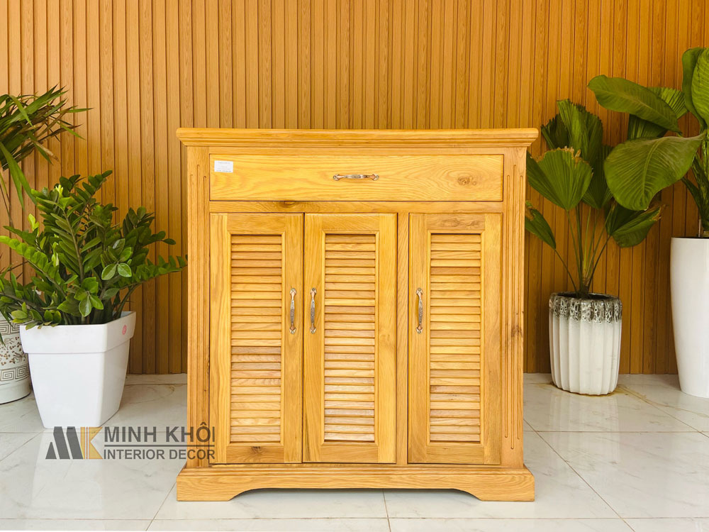 10 + Mẫu Tủ Giày Gỗ Sồi Đẹp, Chất Lượng Tốt Nhất
