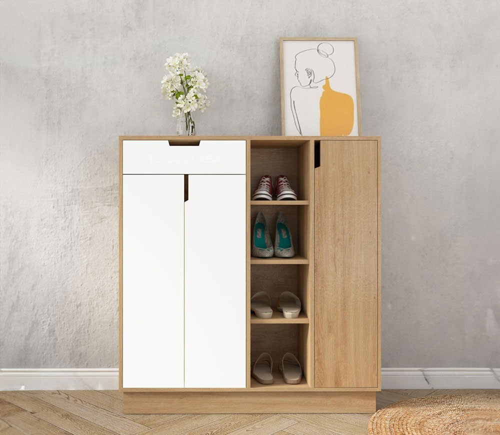 10 + Mẫu Tủ Giày Gỗ Sồi Đẹp, Chất Lượng Tốt Nhất