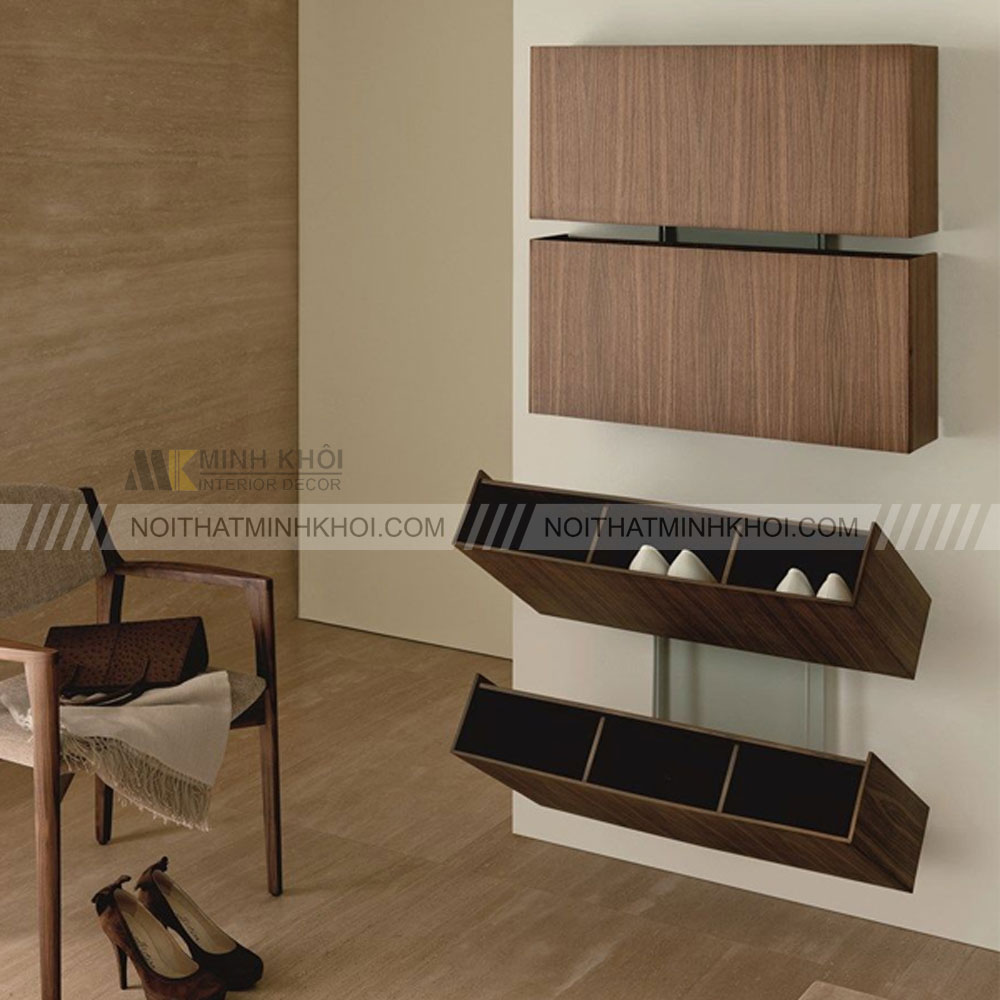 Tủ Giày 2 Cánh Treo Tường
