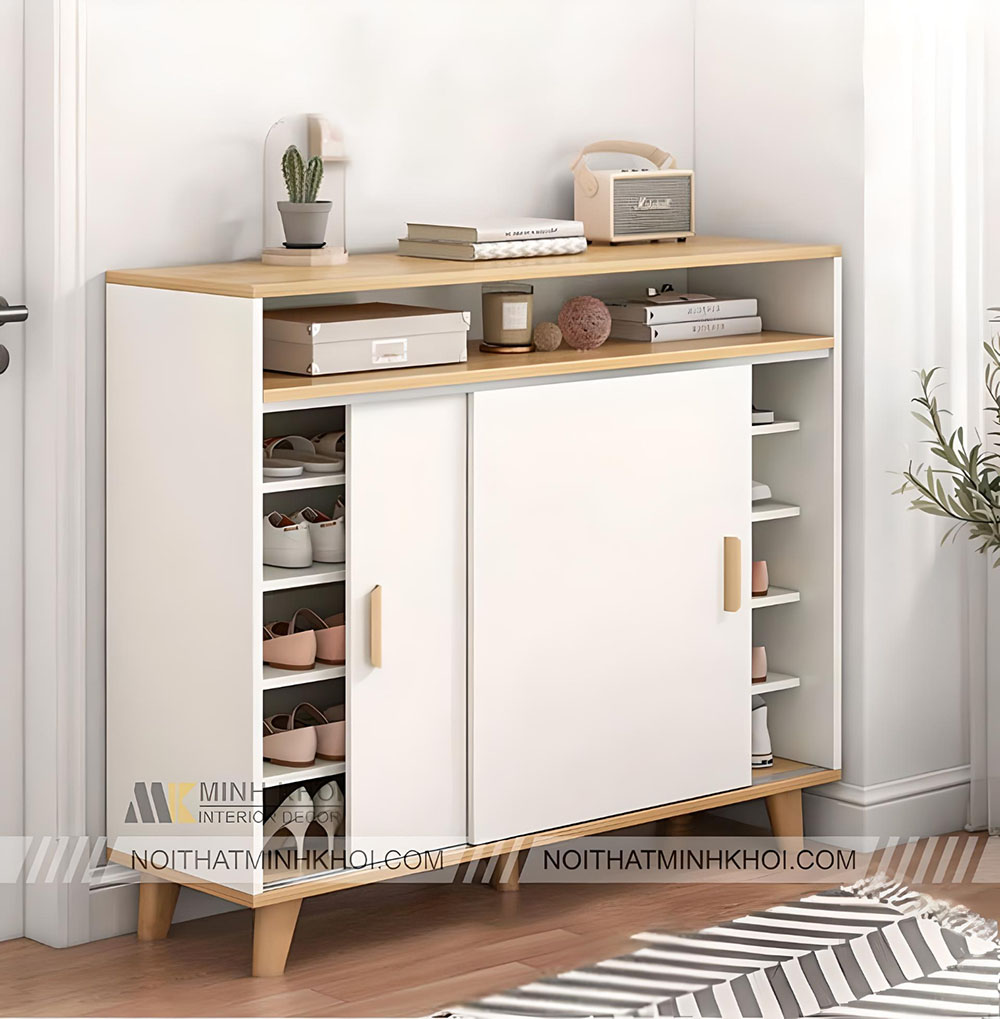 Tủ Giày 2 Cánh Cửa Trượt