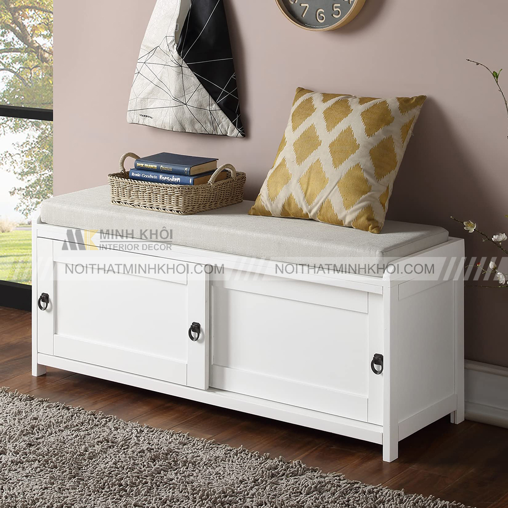 Tủ giày cửa lùa mini gỗ công nghiệp