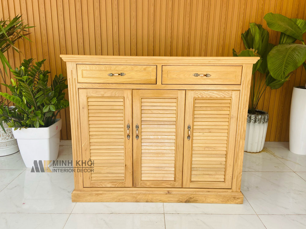10 + Mẫu Tủ Giày Gỗ Sồi Đẹp, Chất Lượng Tốt Nhất