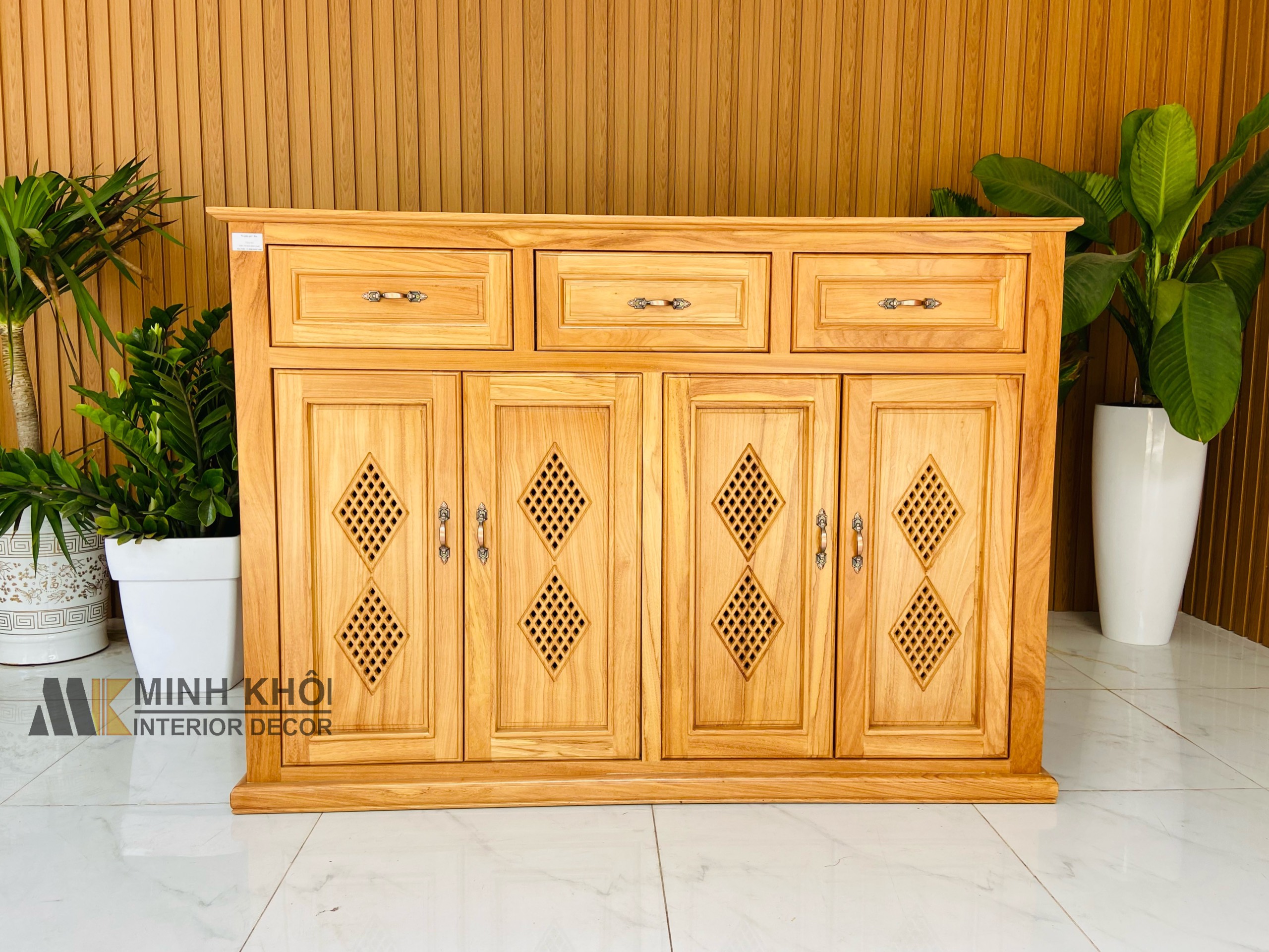 Tủ giày dép 4 cánh, 3 ngăn kéo - TGD903