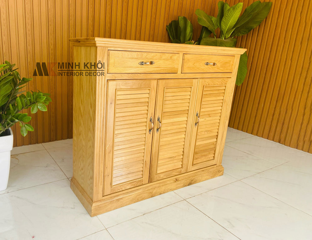10 + Mẫu Tủ Giày Gỗ Sồi Đẹp, Chất Lượng Tốt Nhất