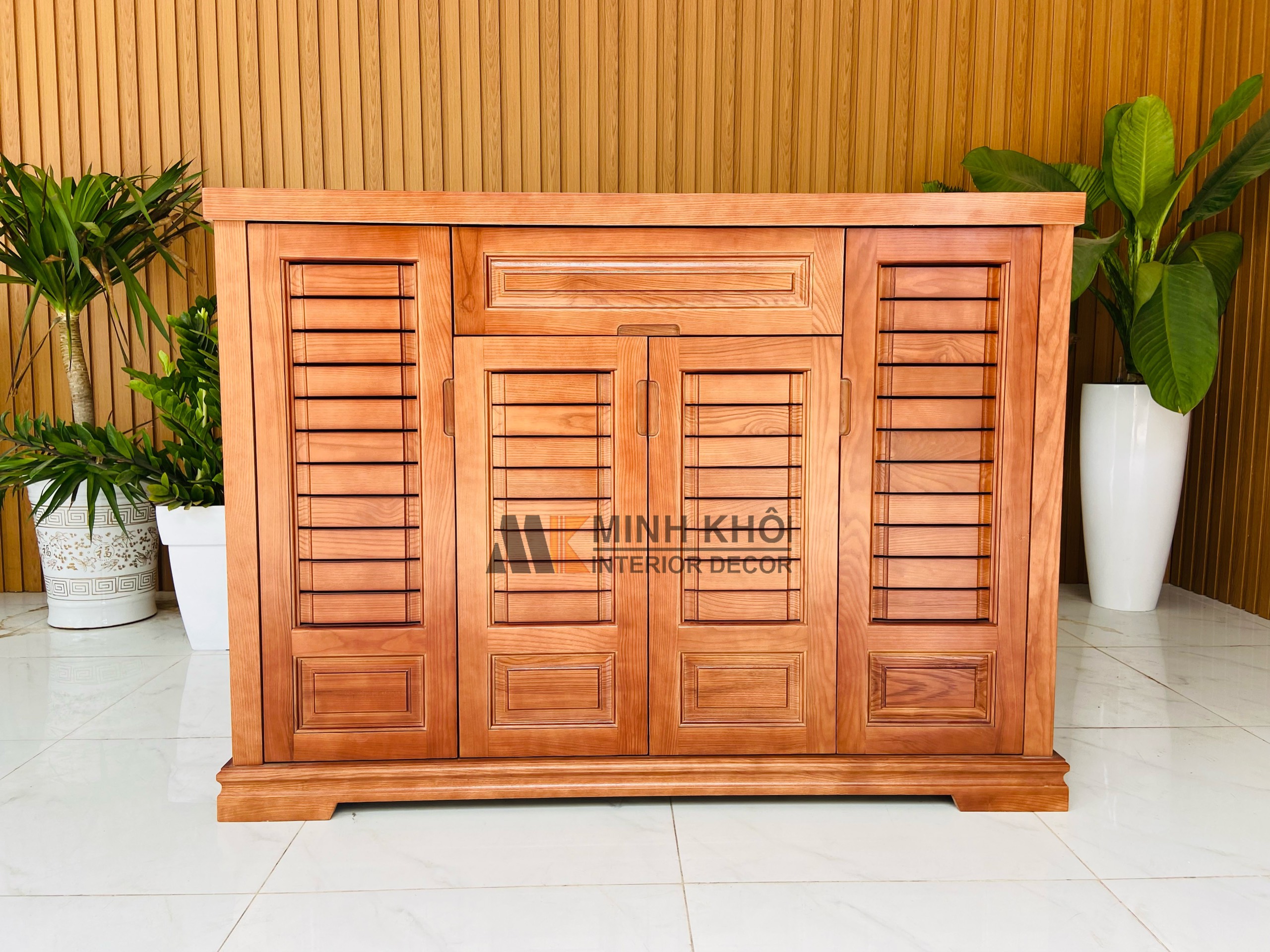 Tủ giày gỗ xoan đào 1m2 - TGD904