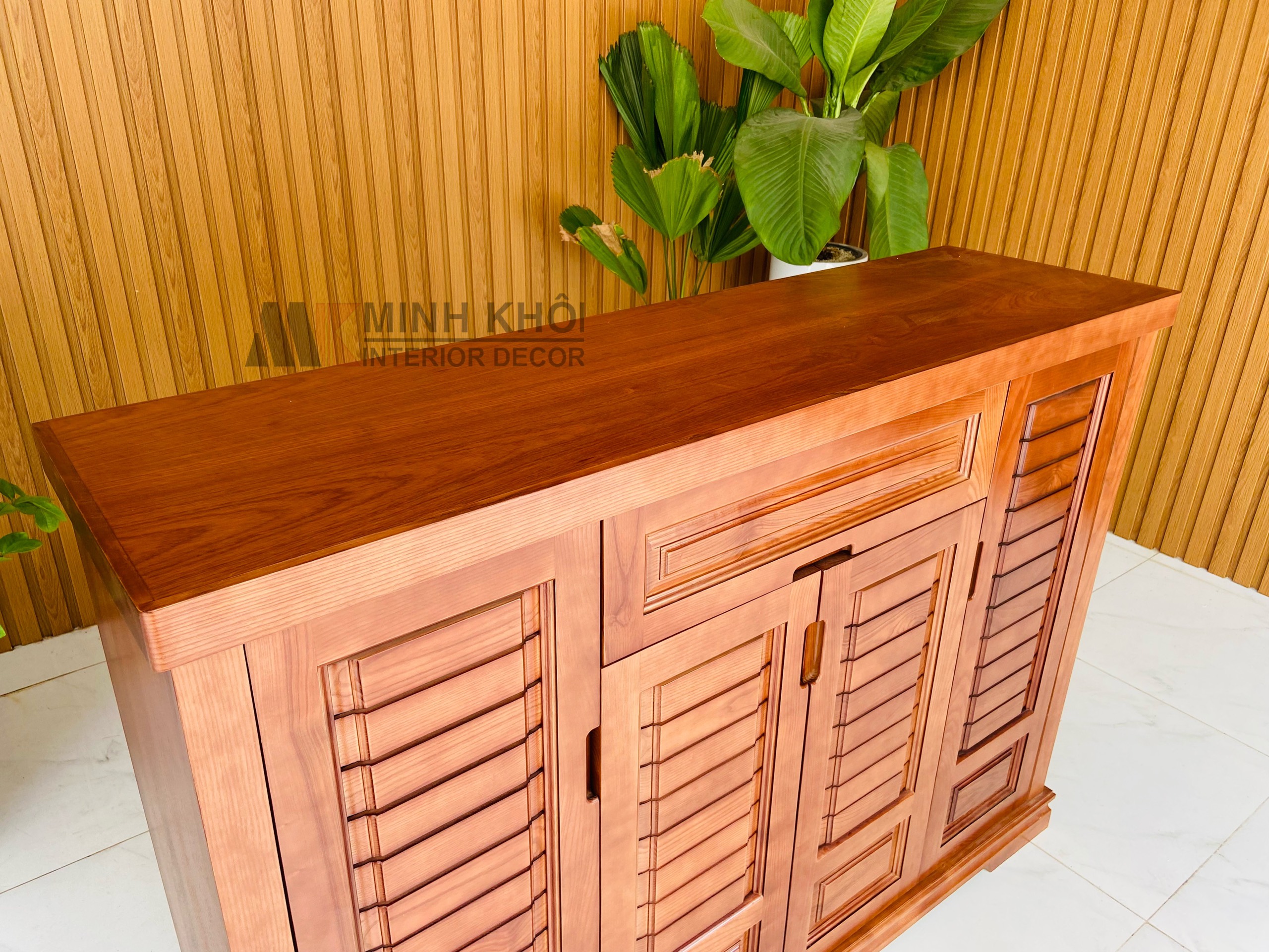 Tủ giày gỗ xoan đào 1m2 - TGD904